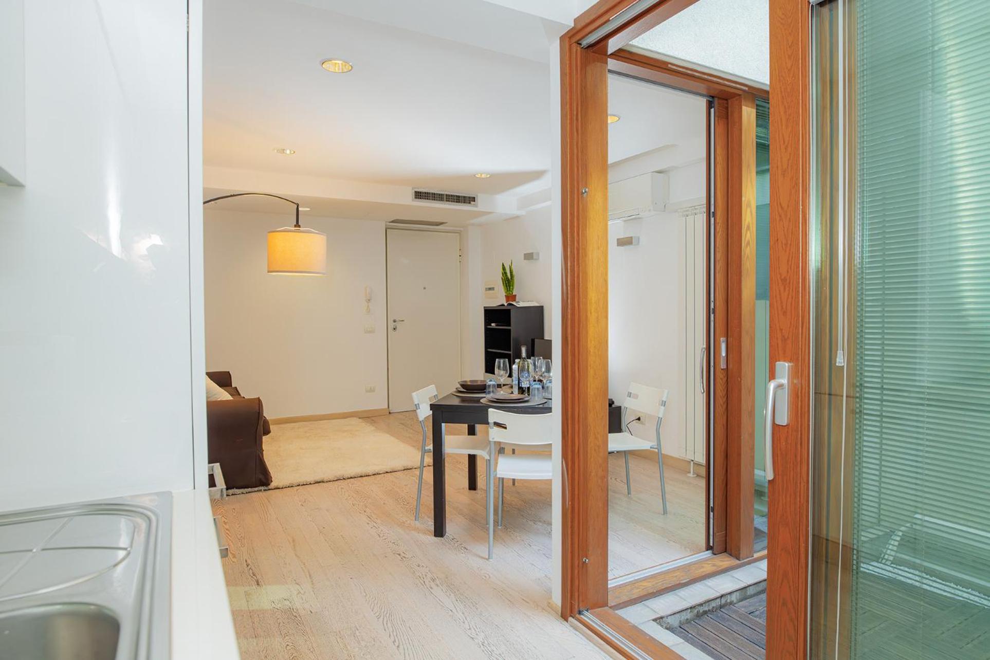 Apartament Navigli 10 Min Loft Moderno Con Area Esterna Mediolan Zewnętrze zdjęcie